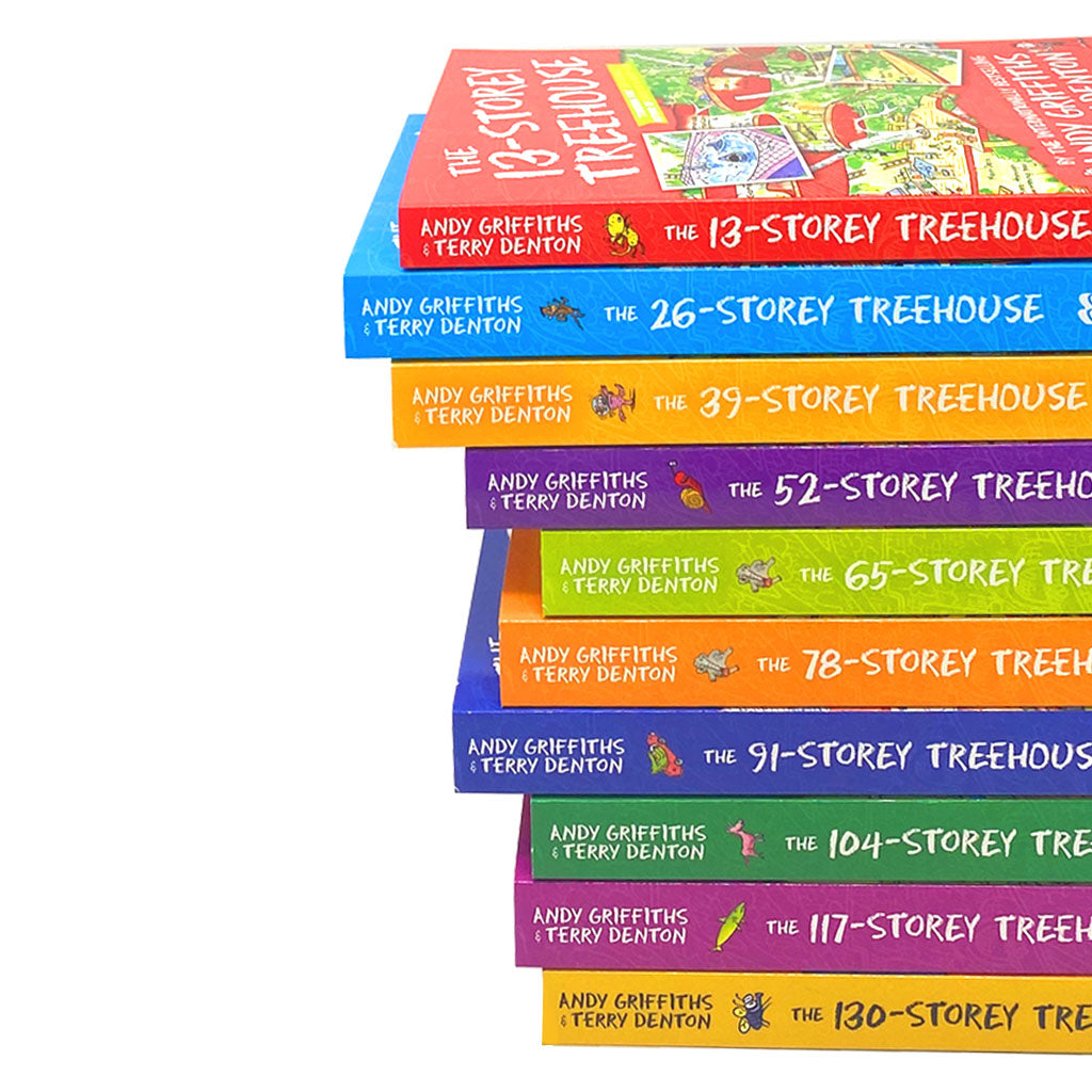The Treehouse Collection 10 Books Box Set by Andy Griffiths - Fun,Hilarious & Exciting Children's Books Series for Kids - Adventure & Humor Collection