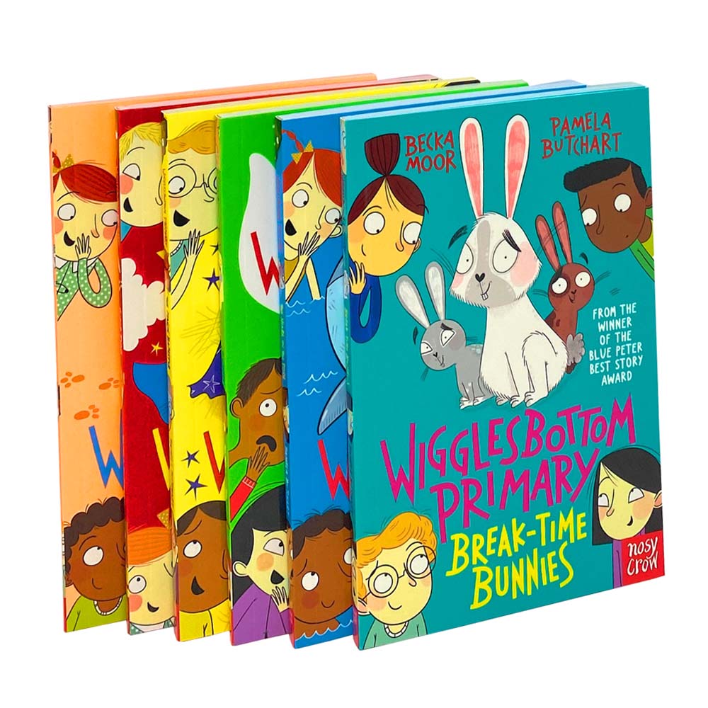 Wigglesbottom Primary Series by Pamela Butchart– 6 Book Collection Set | Fun & Hilarious Children's Fiction for 6+ years & School Adventures
