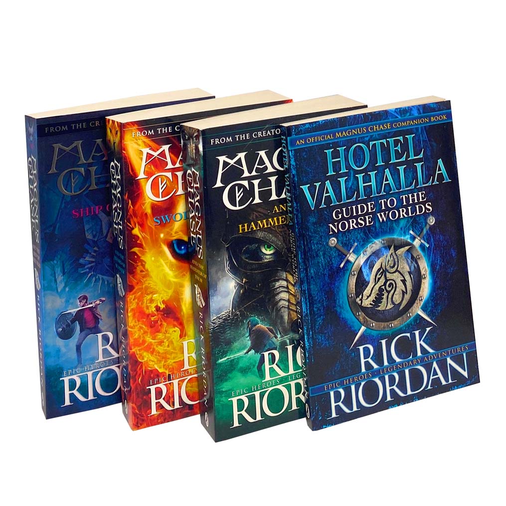 Magnus Chase 4-Book Set Collection by Rick Riordan | Children's Fantasy & Adventure Series – Mythological Tales, Bestsellers, YA Novels & Epic Stories
