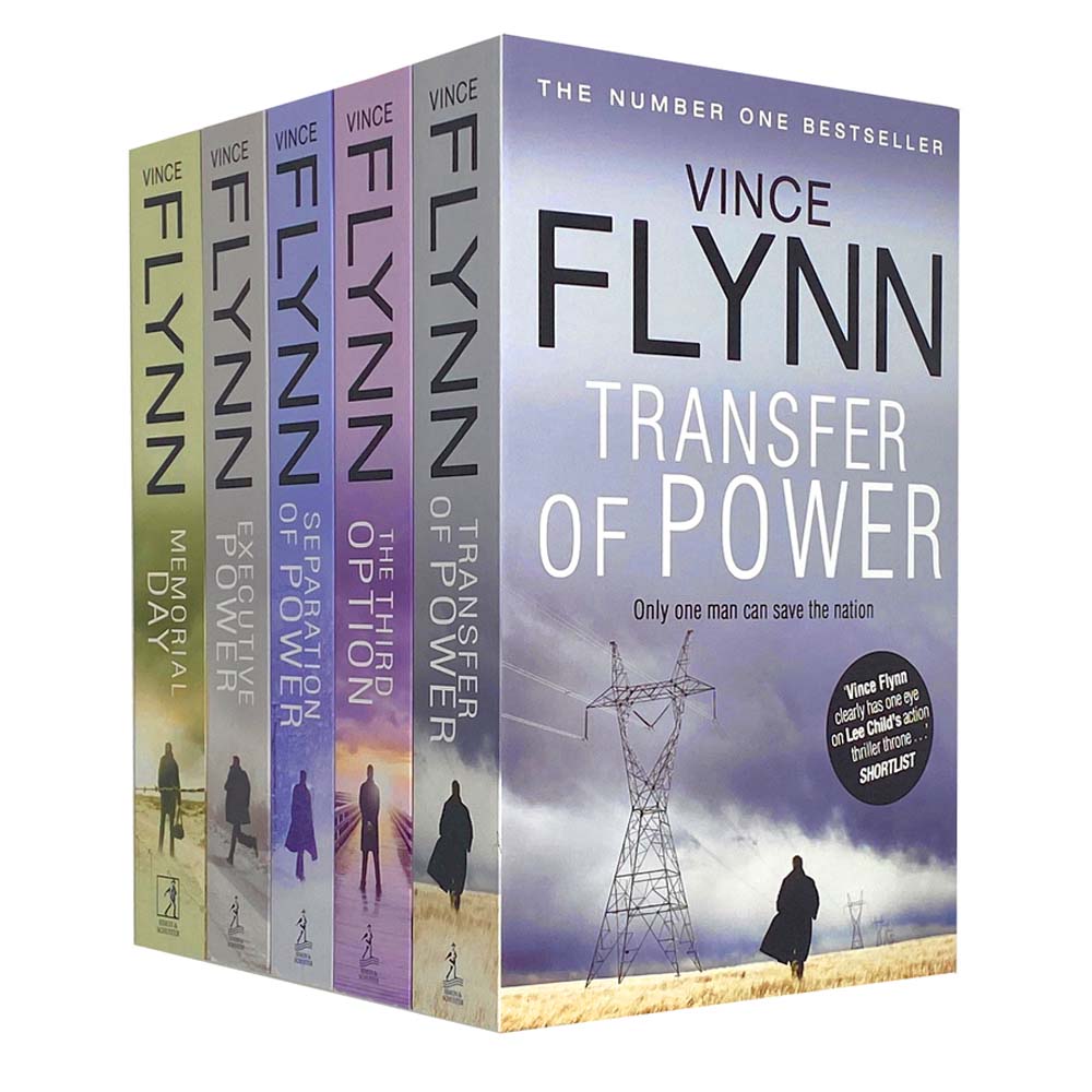 Mitch Rapp Novel Series 5 Book Collection by Vince Flynn | Action-Packed Spy Thrillers, Political Suspense & Bestselling Adventure Fiction