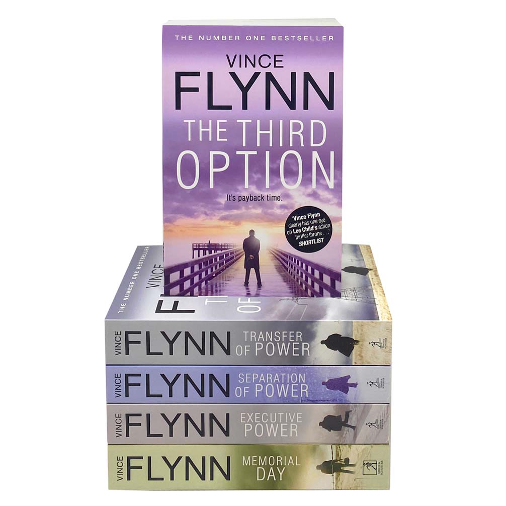 Mitch Rapp Novel Series 5 Book Collection by Vince Flynn | Action-Packed Spy Thrillers, Political Suspense & Bestselling Adventure Fiction