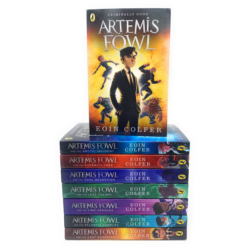 Artemis Fowl 8 Book Collection by Eoin Colfer | Last Guardian, Opal Deception & More | Fantasy, Magic, Adventure, Thrilling Young Adult Books & Novels