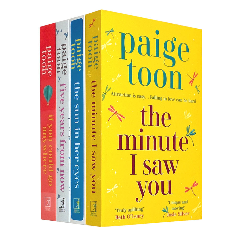 Paige Toon 4 Books Set Collection, The Minute I Saw You, The Sun in Her Eyes...