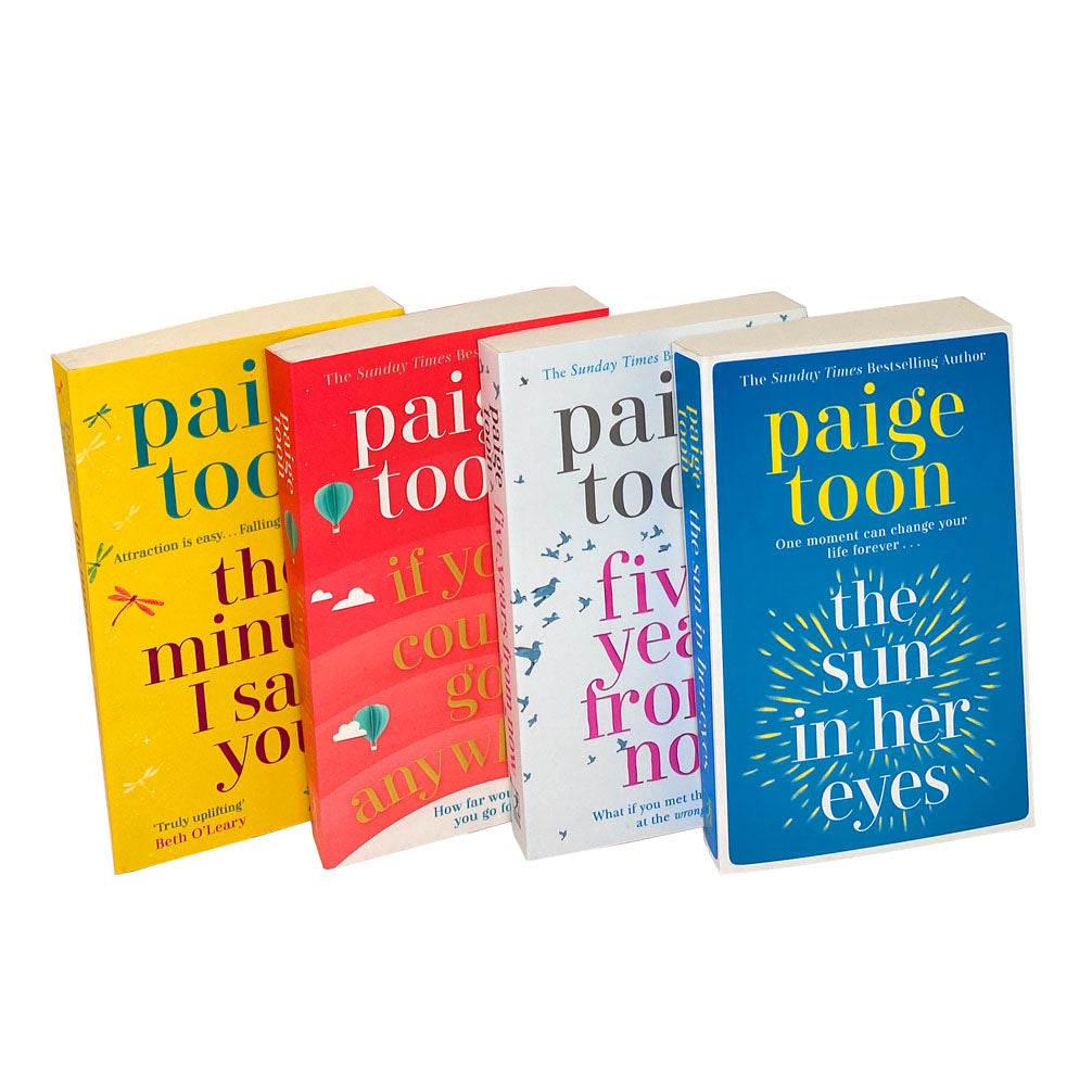 Paige Toon 4 Books Set Collection, The Minute I Saw You, The Sun in Her Eyes...