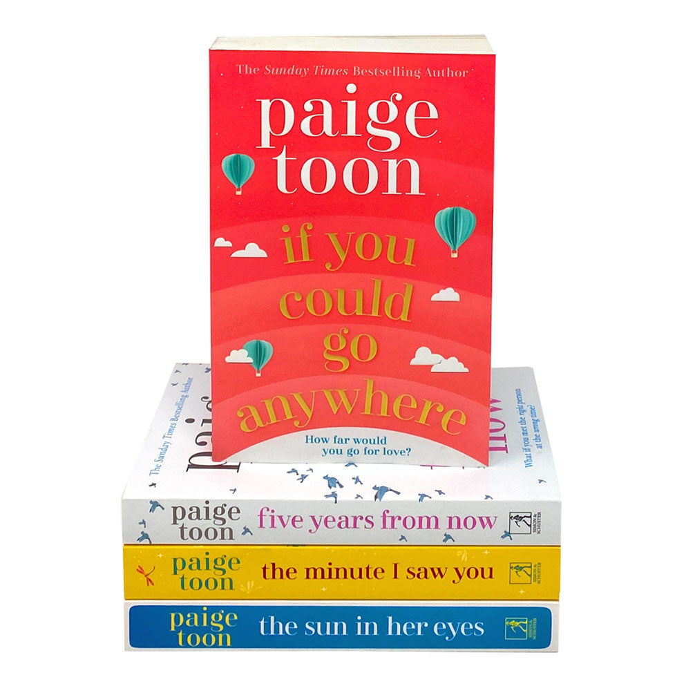 Paige Toon 4 Books Set Collection, The Minute I Saw You, The Sun in Her Eyes...