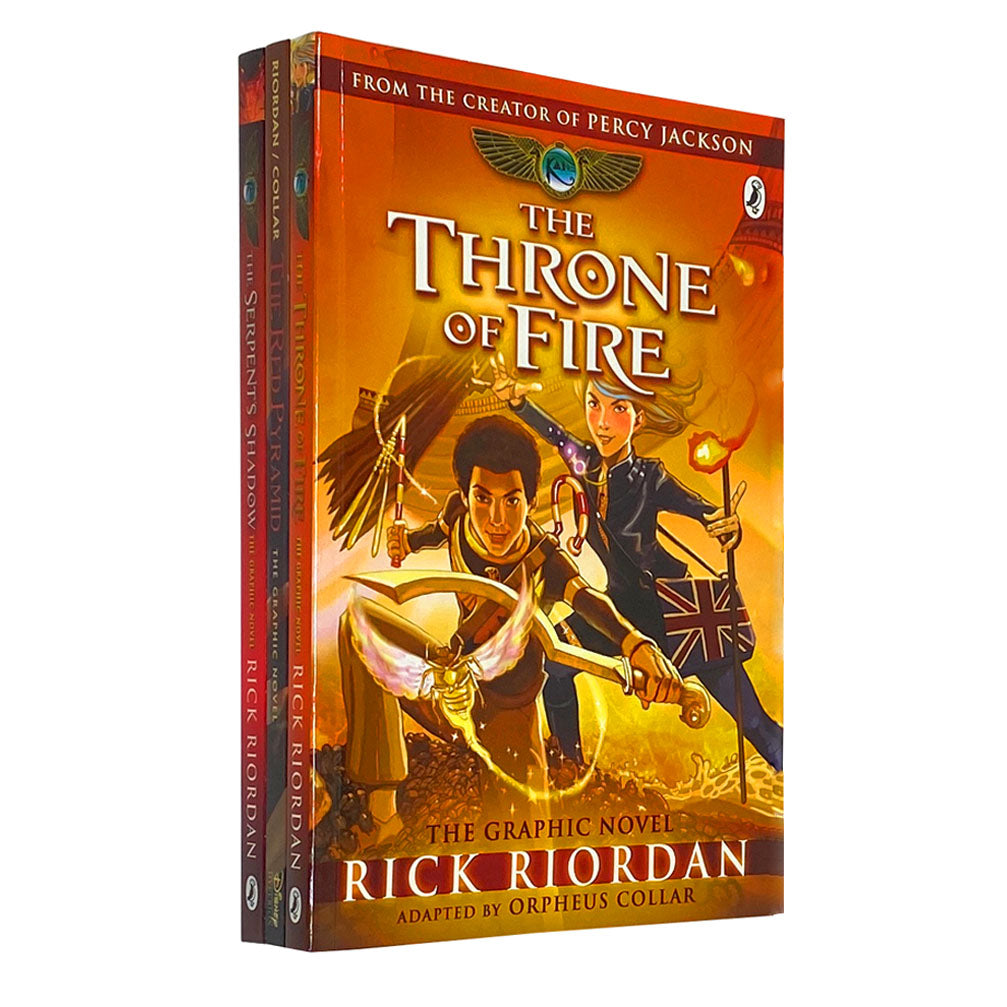 Rick Riordan The Graphic Novel 3 Books Set Collection Kane Chronicles (Paperback)
