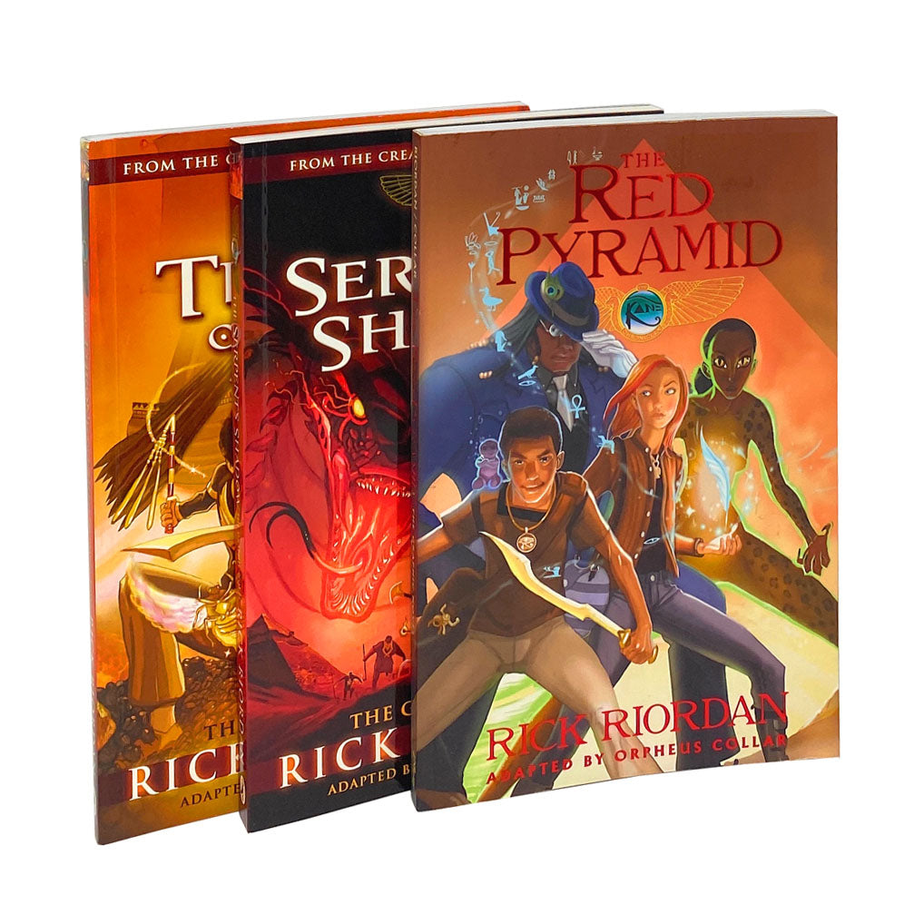 Rick Riordan The Graphic Novel 3 Books Set Collection Kane Chronicles (Paperback)