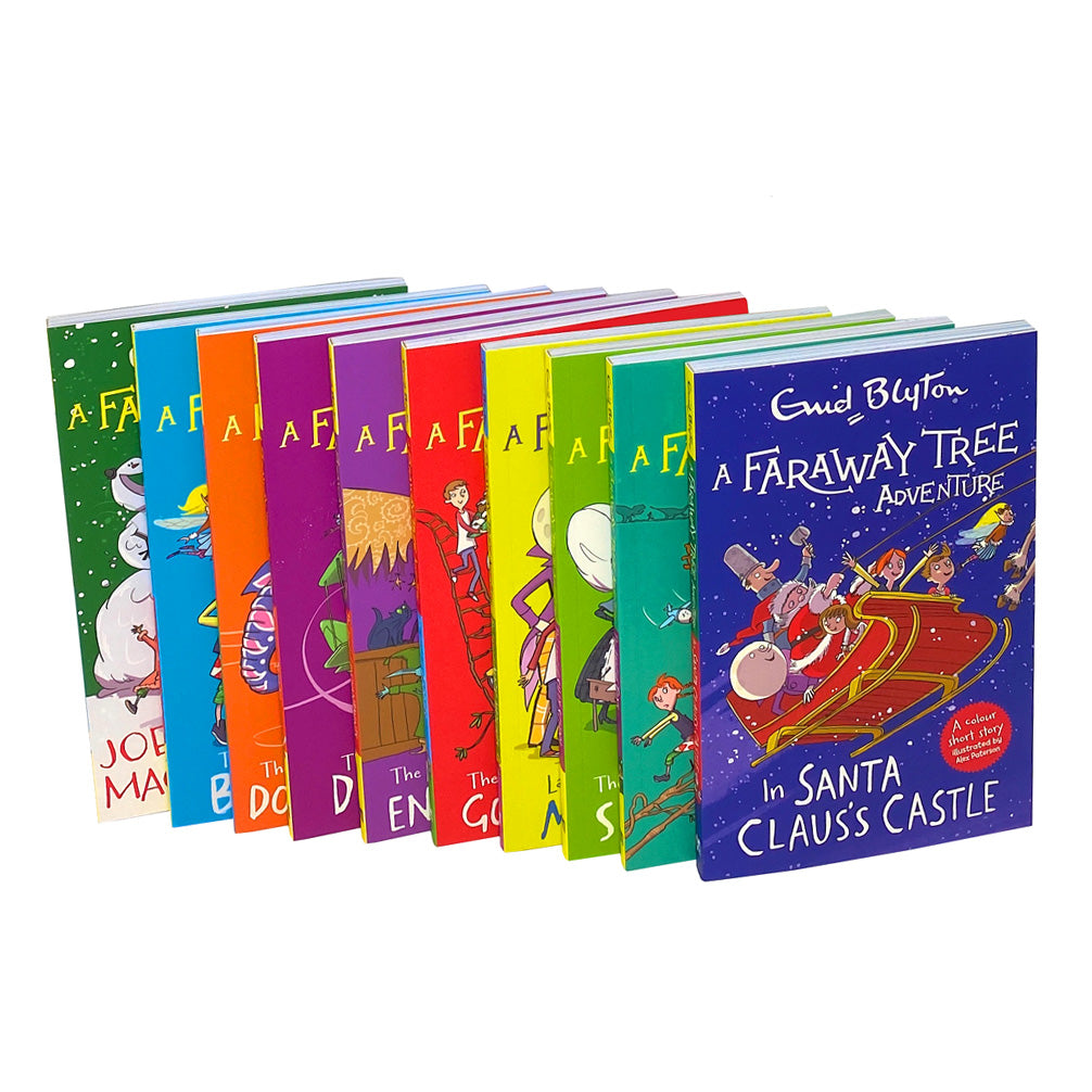 The Complete Faraway Tree Adventures 10 Books Collection Box Set by Enid Blyton – Classic Children's Fantasy Stories,Illustrated Book Series