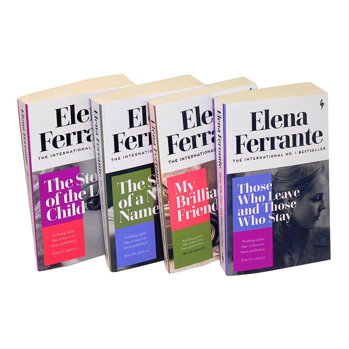 My Brilliant Friend Series Collection – 4 Book Neapolitan Novels Set by Elena Ferrante | Fiction, Italian Literature, Coming of Age, Friendship