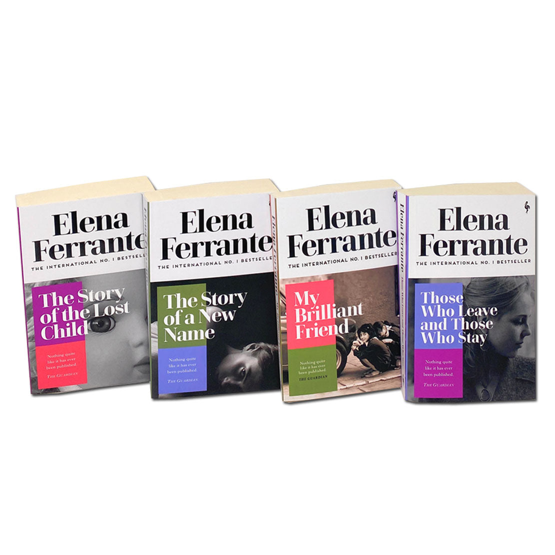 My Brilliant Friend Series Collection – 4 Book Neapolitan Novels Set by Elena Ferrante | Fiction, Italian Literature, Coming of Age, Friendship