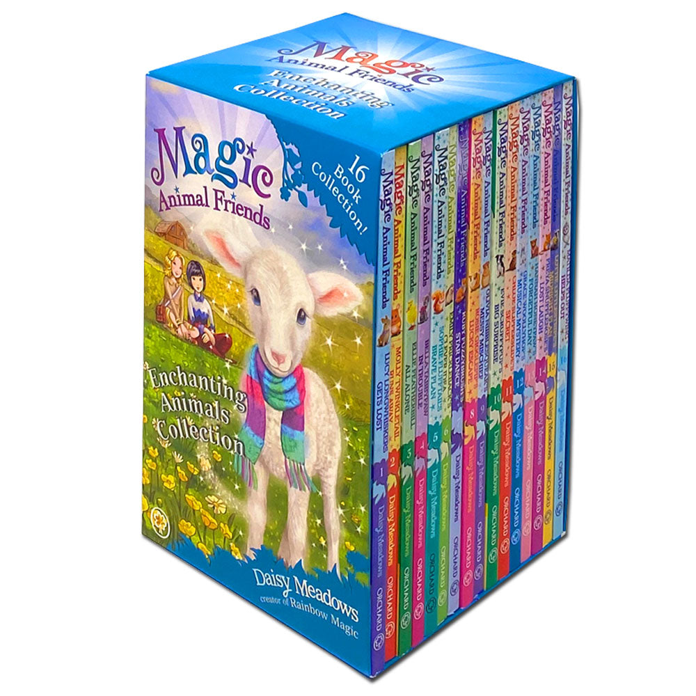 Magic Animal Friends Series 16 Book Set by Daisy Meadows – Children's Fantasy Fiction Collection, Adventure Stories for Fun Reading