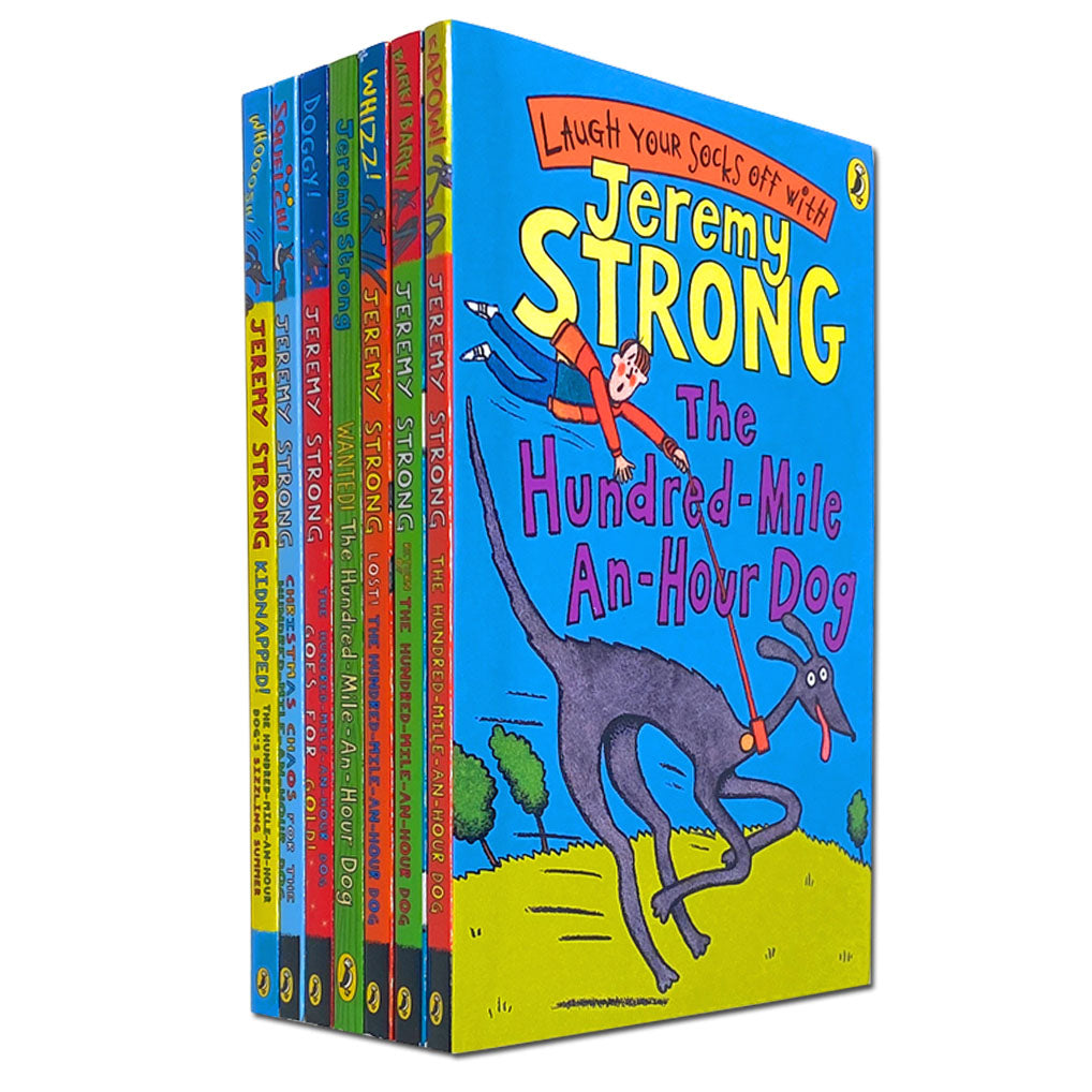 Jeremy Strong The Hundred-Mile-An-Hour Dog Canine Collection – 7-Book Set of Fun & Humorous Dog Stories for Kids, Young Readers & Animal Lovers