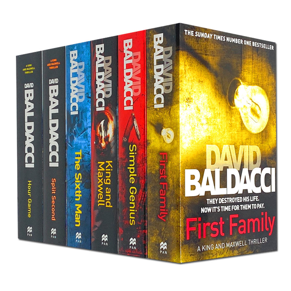 David Baldacci King & Maxwell 6-Book Set | Bestselling Thriller, Mystery & Suspense Series β Action-Packed Detective Fiction Collection for Adults