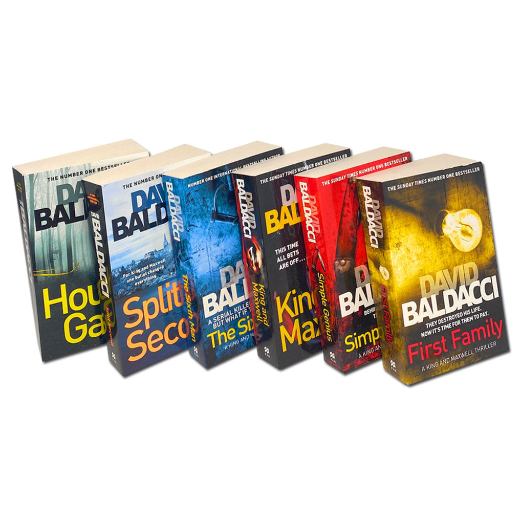 David Baldacci King & Maxwell 6-Book Set | Bestselling Thriller, Mystery & Suspense Series β Action-Packed Detective Fiction Collection for Adults