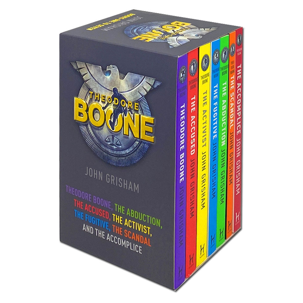 Theodore Boone Series 7-Book Collection Box Set by John Grisham: Mystery, Legal Thriller, Adventure, Detective Fiction, Courtroom Drama & Suspense!