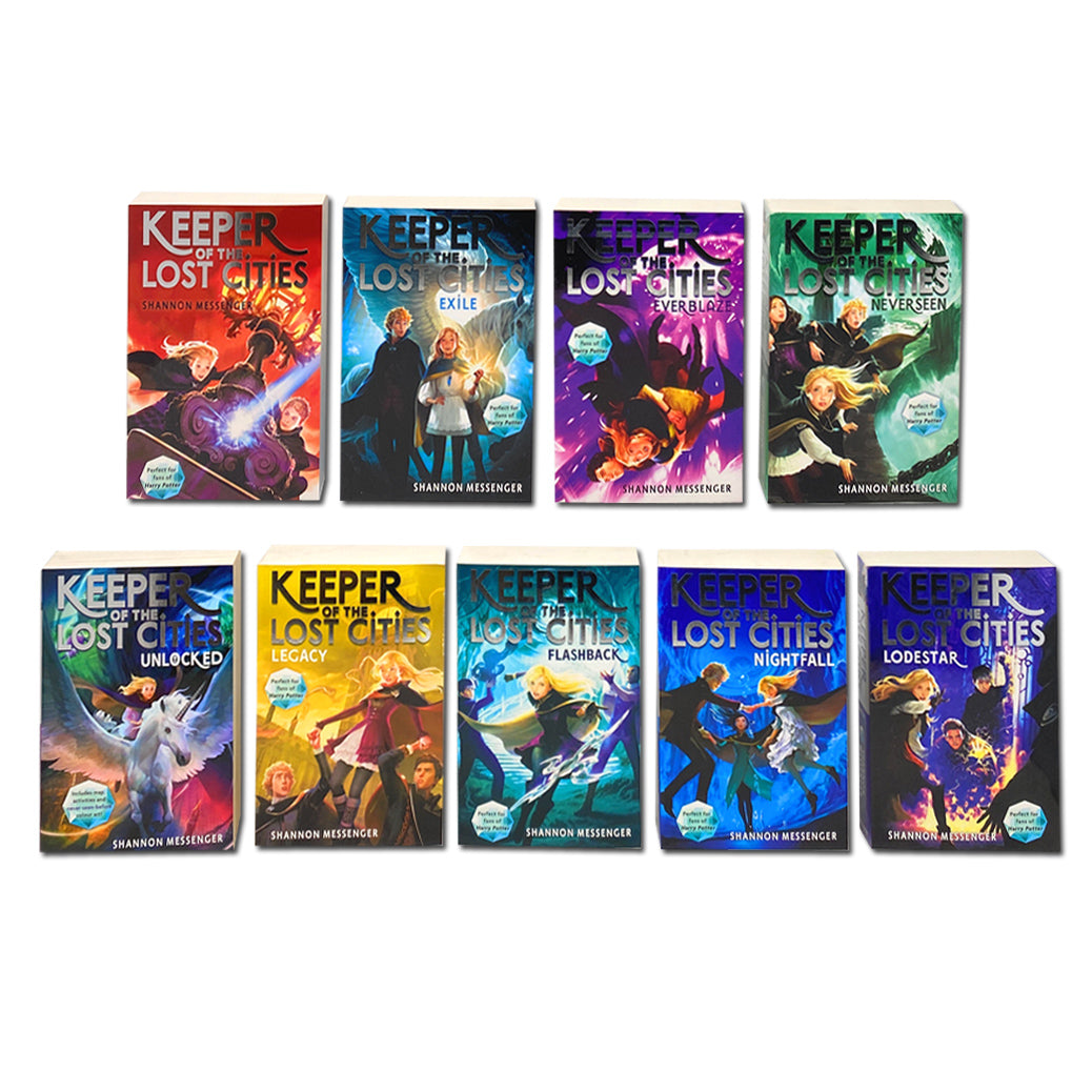 Keeper of the Lost Cities 9-Book Collection by Shannon Messenger (Series 1-8.5) | Epic Fantasy Adventure, Magic, Friendship & Bestselling Kids Series