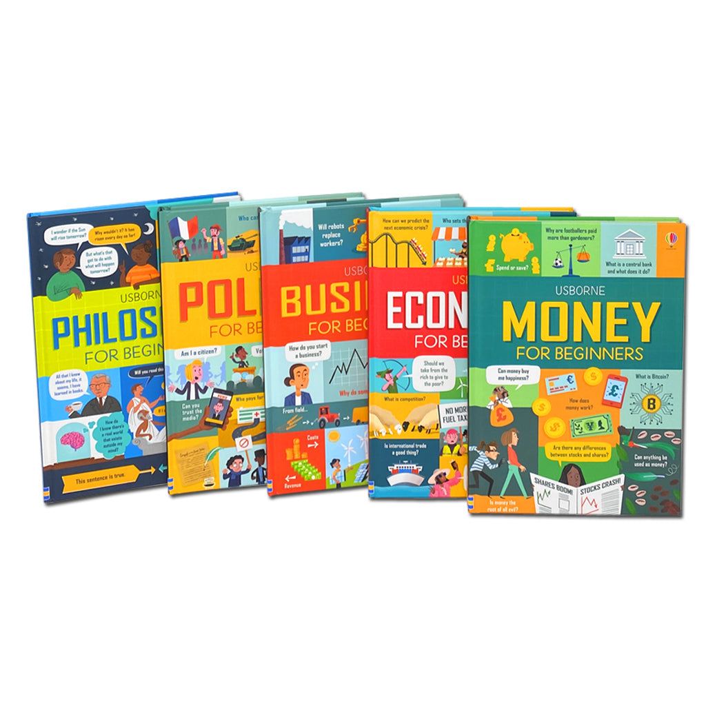 Usborne Big Subjects for Beginners 5-Book Collection Box Set | Educational Kids Books | Science, History & More | Learning Books for Children