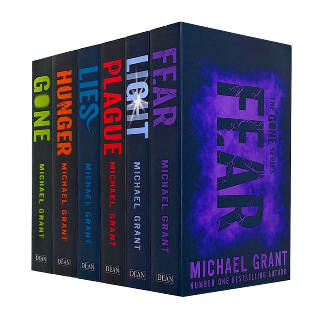 Gone Series Collection – 6 Book Box Set by Michael Grant (Includes: Hunger, Lies, Plague, Light) | YA Dystopian Adventure | Teen Fiction Paperback Set