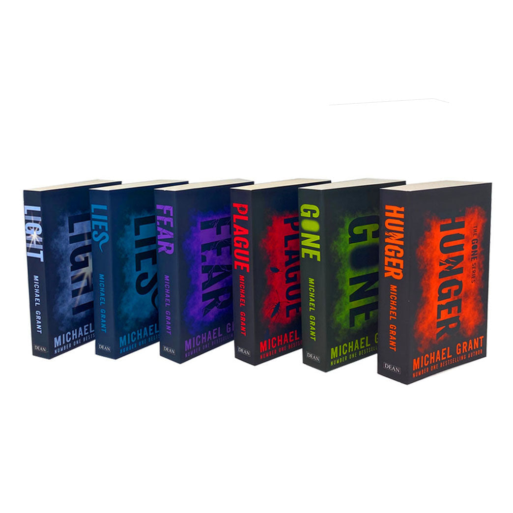 Gone Series Collection – 6 Book Box Set by Michael Grant (Includes: Hunger, Lies, Plague, Light) | YA Dystopian Adventure | Teen Fiction Paperback Set