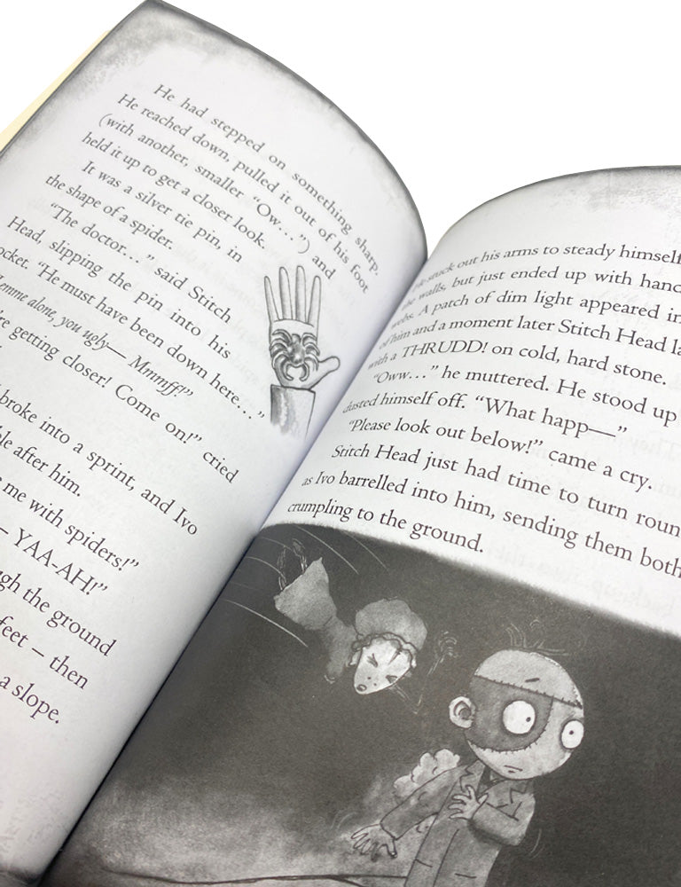 Stitch Head 6 Book Set by Guy Bass: Ghost of Grotteskew, Monster Hunter – Children's Books Collection, Spooky Adventure, Imaginative Story Series