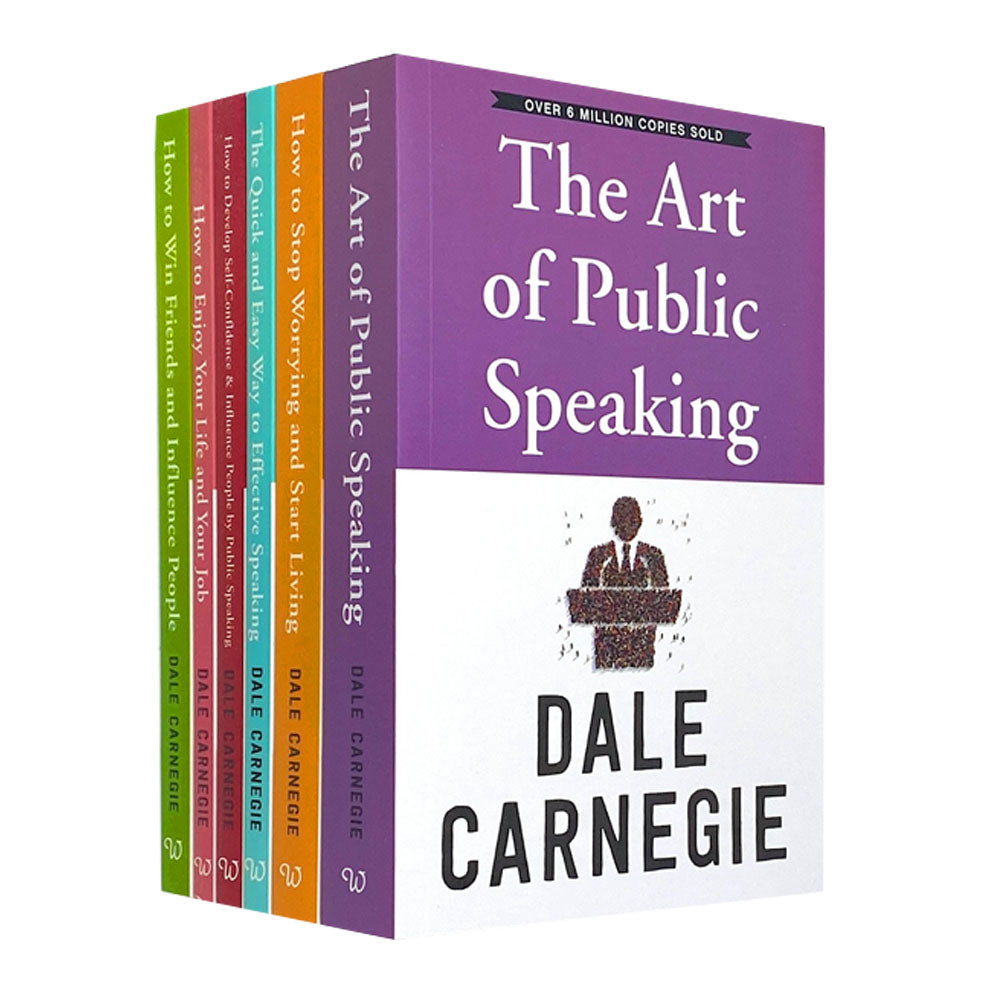 Dale Carnegie Personal Development 6-Book Collection: Master Public Speaking, Confidence, Leadership, Success, Communication, Habits, and Motivation