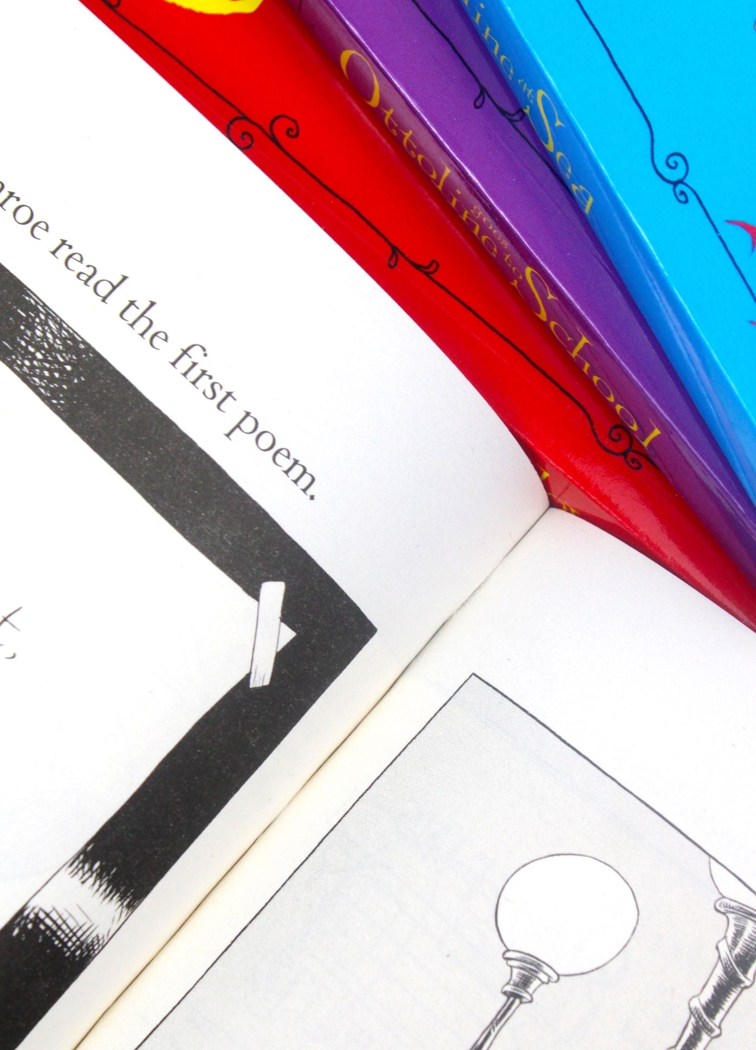 Chris Riddell Ottoline Collection 1-4 Book Set | Fun & Illustrated Adventure Series for Kids | Creative Fantasy Stories for Young Readers!