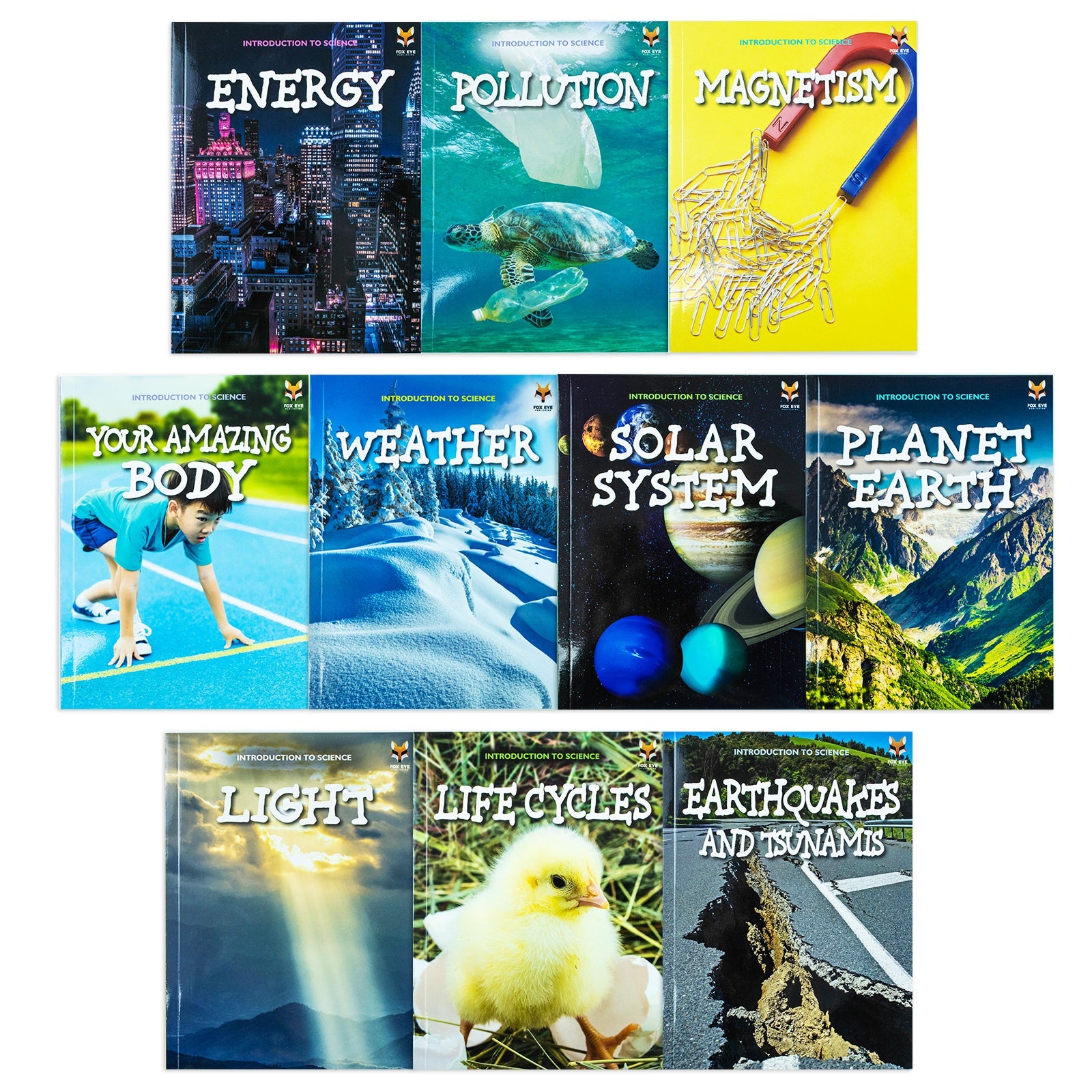 Children’s Introduction to Science for Beginners Series 2 – 10 Book Set | Fun Educational Kids Learning About Nature, Weather, Body & Discovery