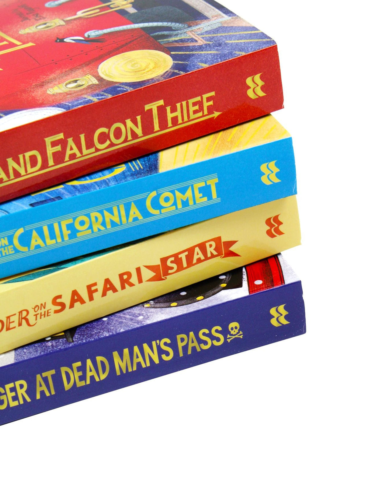 Adventures on Trains 4 Book Collection by M.G. Leonard & Sam Sedgman| Children's Mystery & Adventure Series Includes Danger at Dead Man's Pass & More