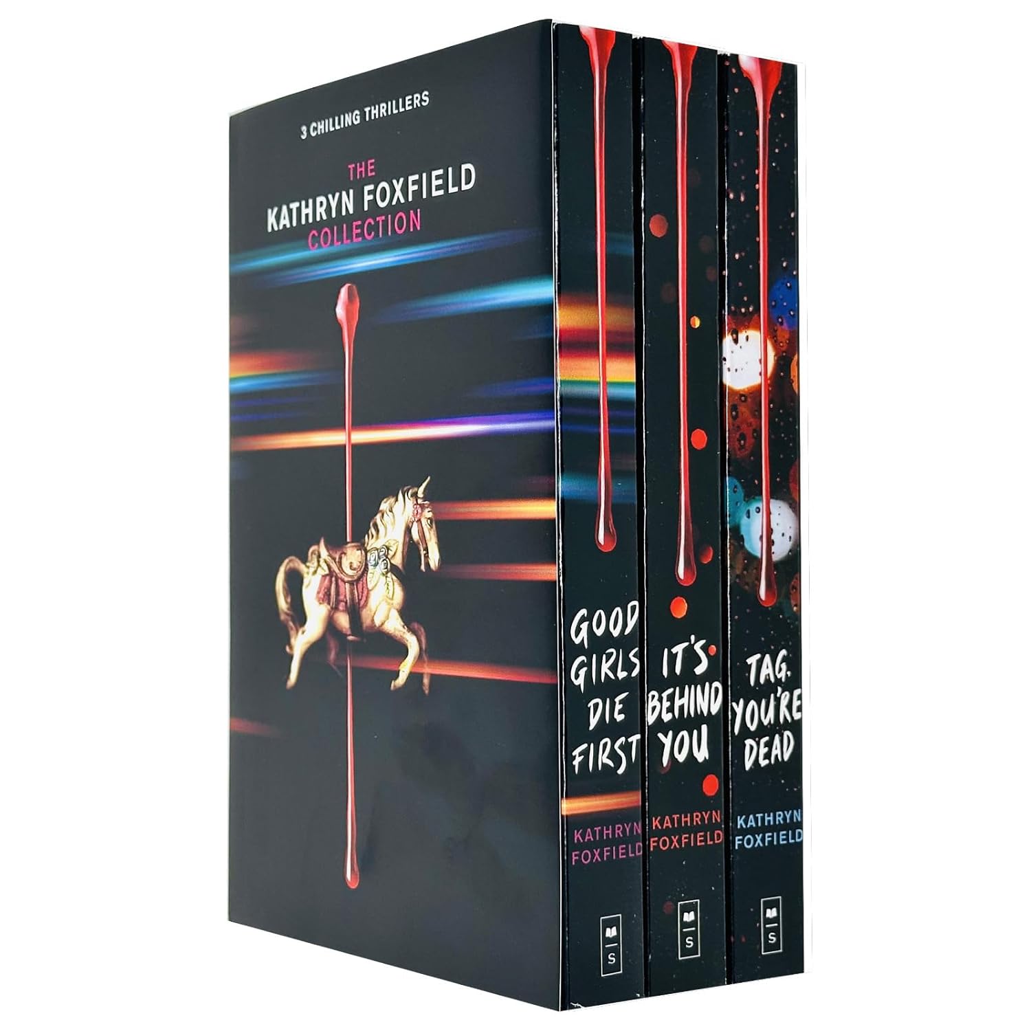 Kathryn Foxfield Collection 3 Books Box Set (It's Behind You, Good Girls Die First & Tag, You're Dead)
