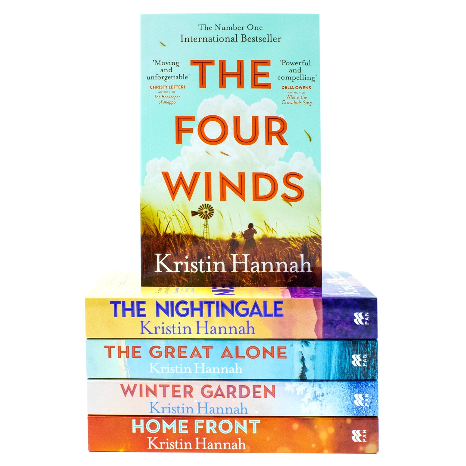 Kristin Hannah Book Collection, 5 Novels for Ages 12 +, Includes The Nightingale and The Four Winds, Emotional Fiction on Love Survival Family