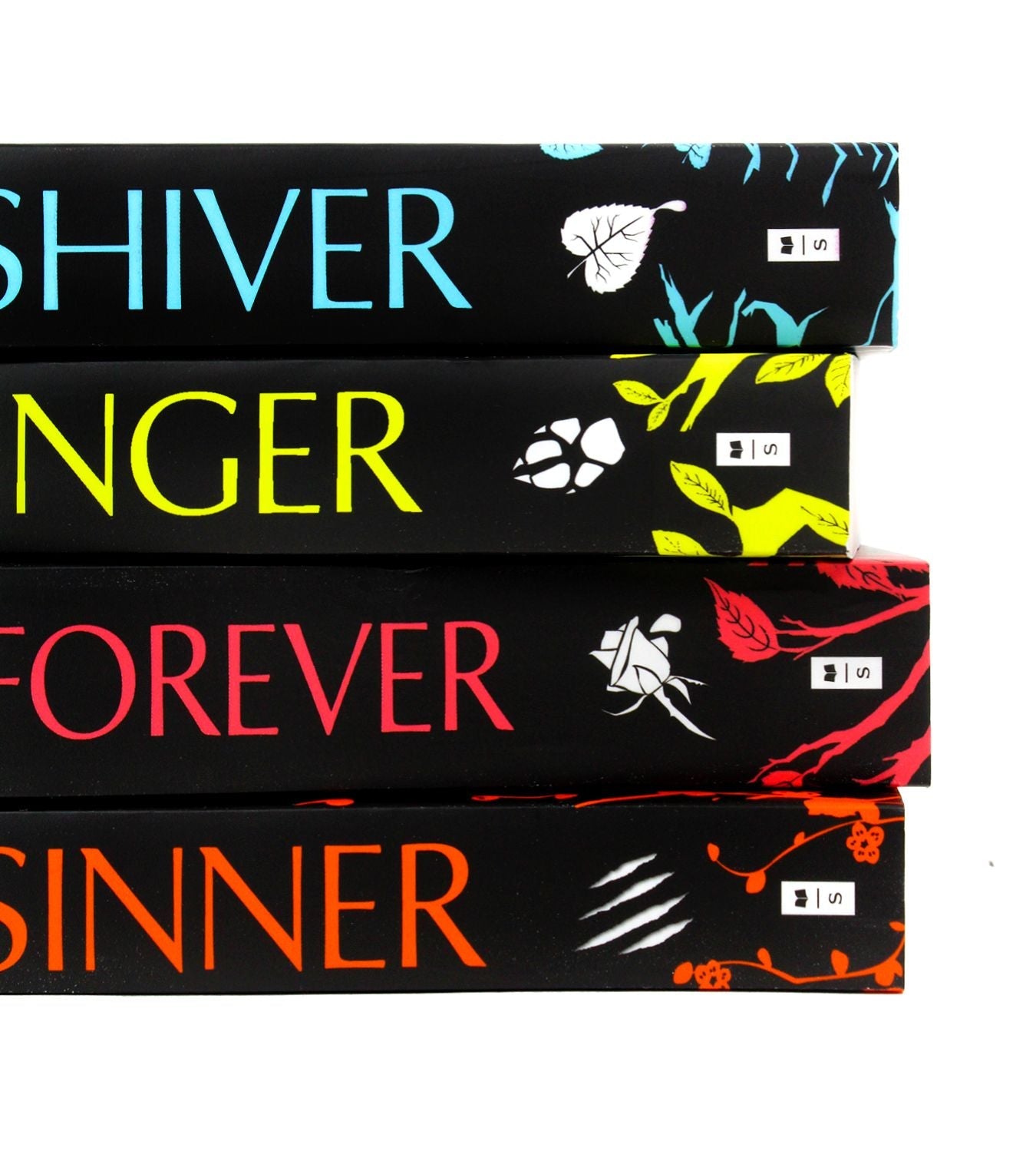 Maggie Stiefvater 4 Book Collection Set Shiver, Linger, Forever & Sinner YA Fantasy Romance Series, Wolves, Magic & Adventure Bestselling Fiction