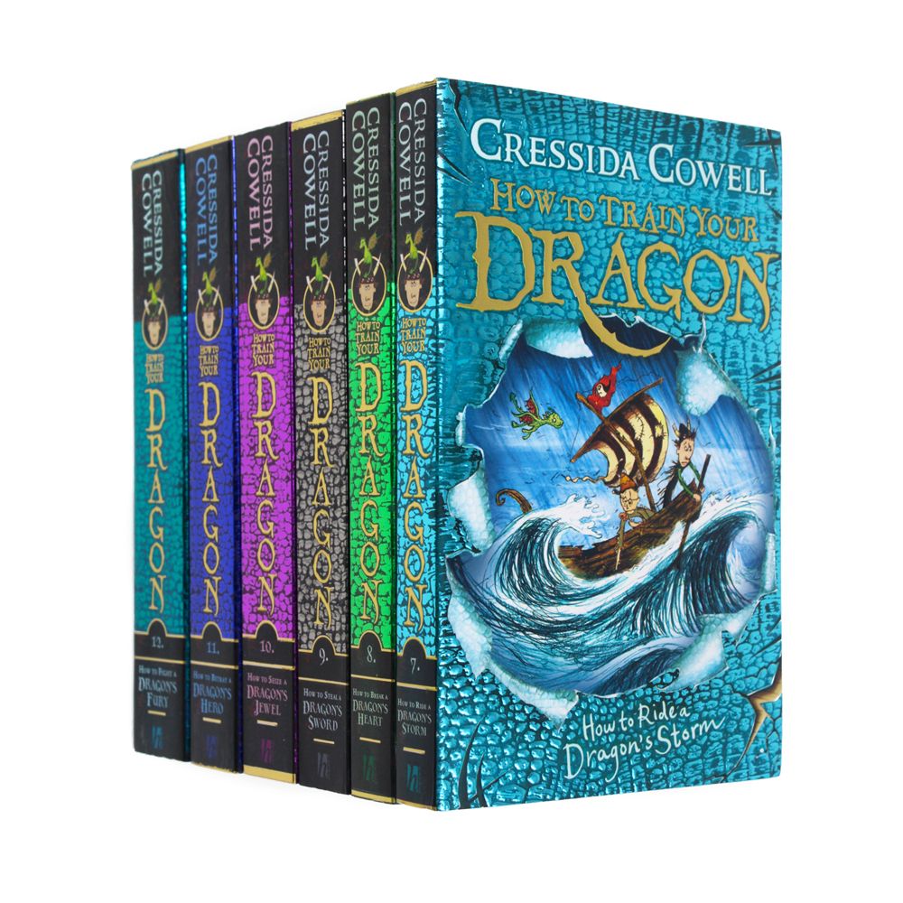 How to Train Your Dragon Books 7β12 Collection by Cressida Cowell β Children's Fantasy Adventure Series | Ages 9β14, Paperback Set, Illustrated Books