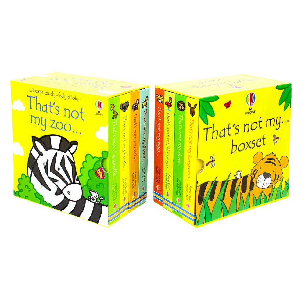 Usborne Touchy-Feely "That's Not My Zoo" 8 Book Set by Fiona Watt | Interactive Animal Books for Toddlers, Early Learning, Sensory Fun & Education