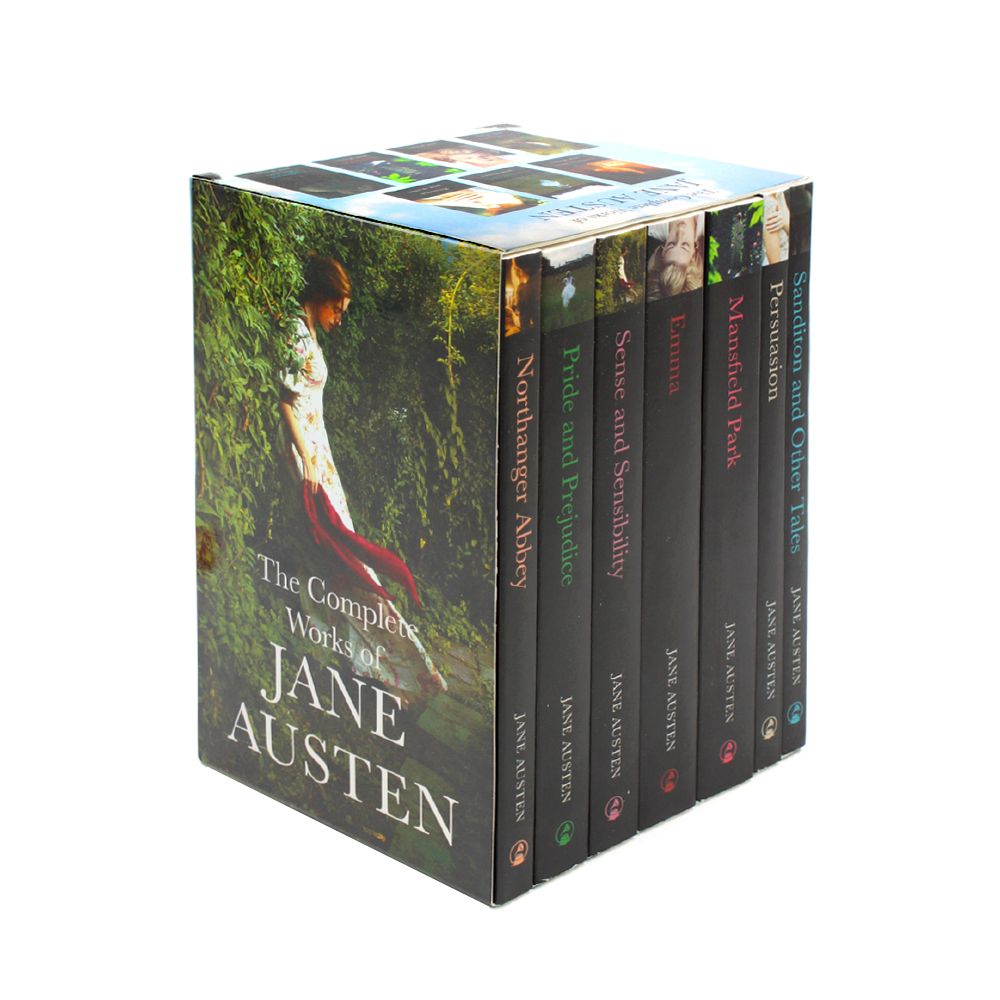 Jane Austen 7-Book Box Set | Classic Romance & British Literature Collection | Includes Pride & Prejudice, Emma, Sense & Sensibility & More