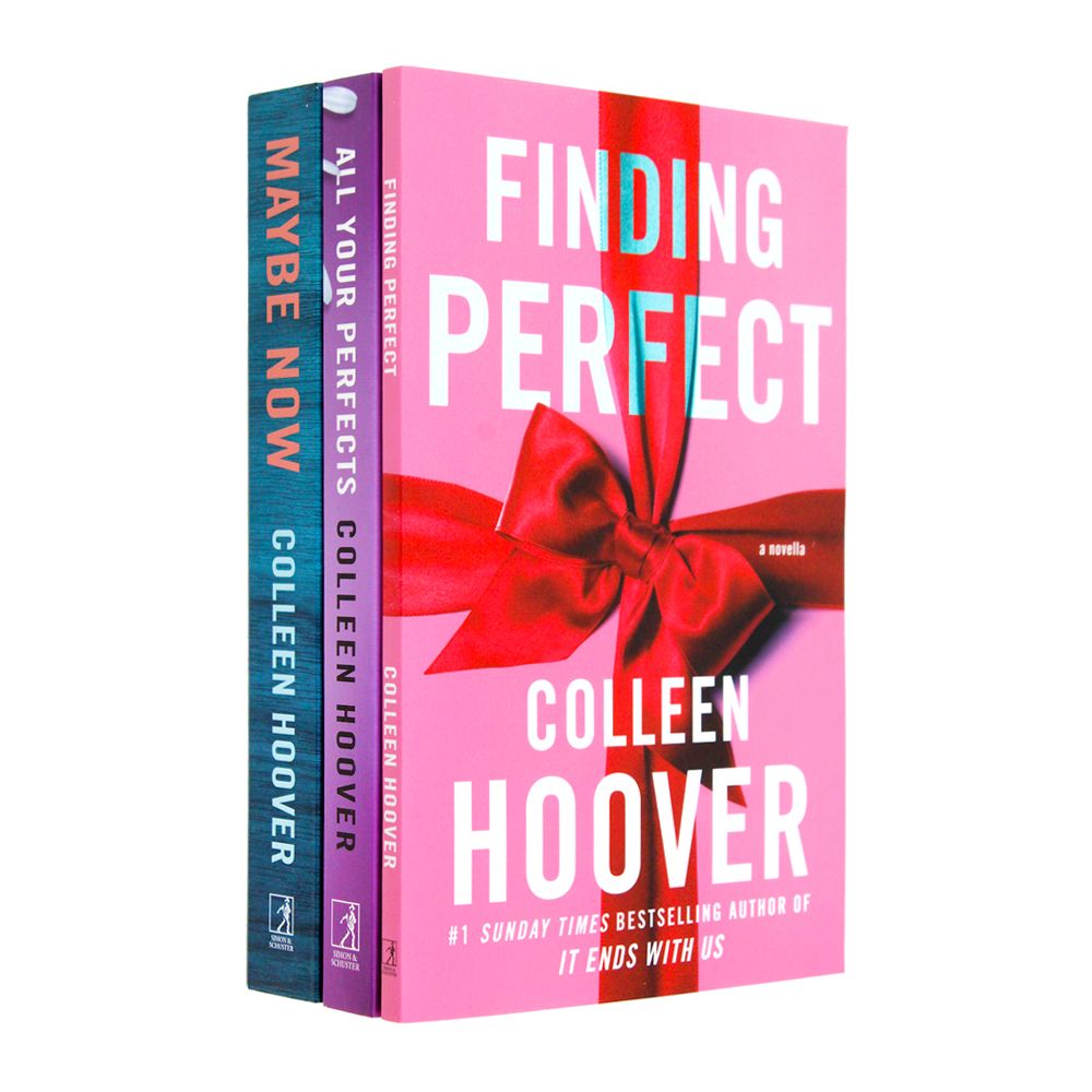 Colleen Hoover Collection 3 Book Set (Maybe Now, Finding Perfect, All your Perfects)