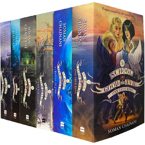 The School for Good and Evil Series (Books 1-6) by Soman Chainani – Fantasy Adventure, Magic, Friendship, Heroes & Villains | Now a Major Netflix Film