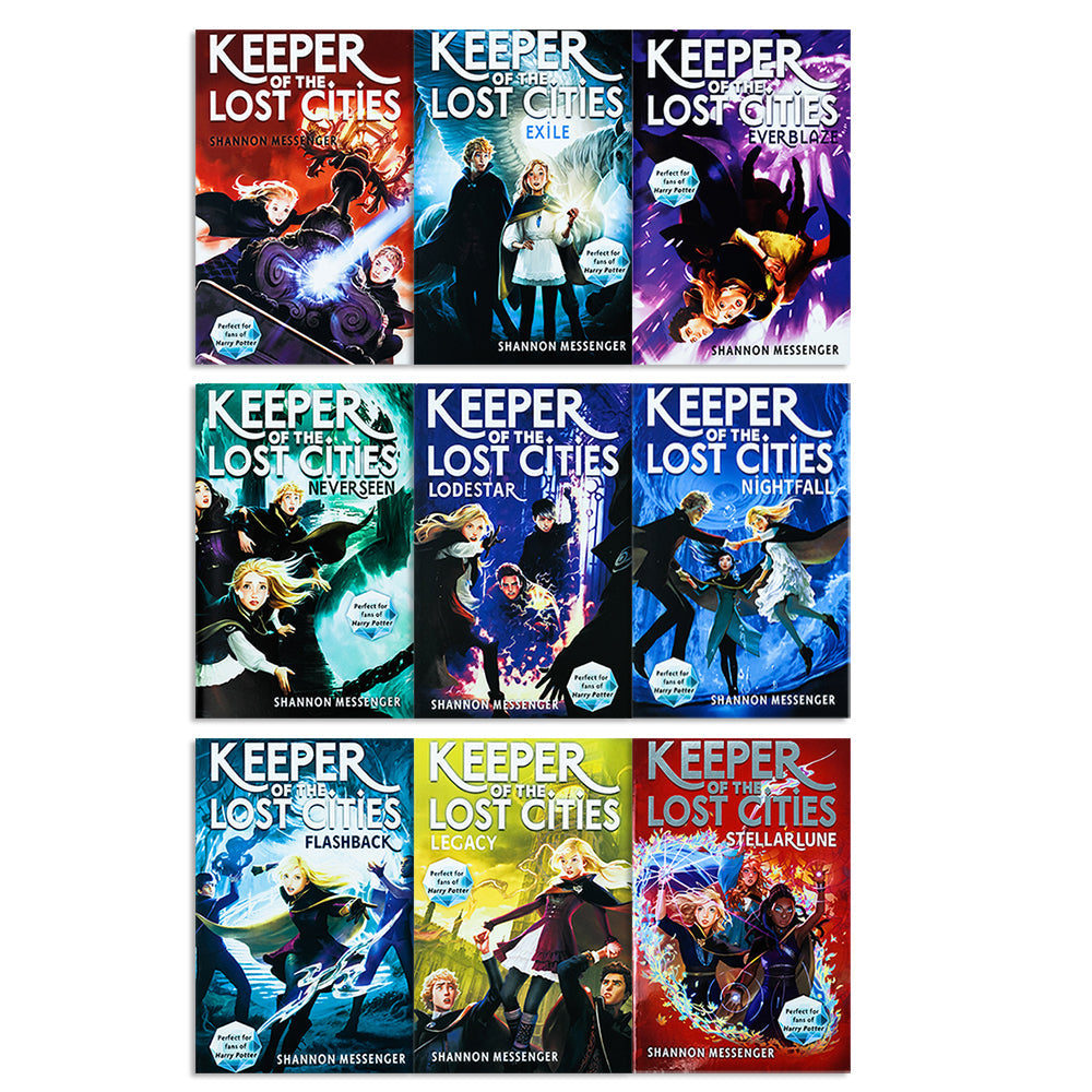 Keeper of the Lost Cities 9-Book Collection by Shannon Messenger | Fantasy Adventure Series, Magic, Bestselling Fiction for Young Readers & Kids