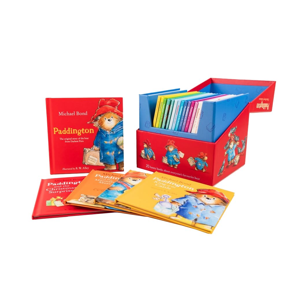 Paddington Classic Story Collection 20 Books Box Set by Michael Bond Beloved Children's Series | Includes Paddington at the Zoo, Marmalade Maze & More