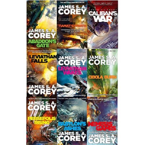 James S A Corey The Expanse Series 9 Books Collection Set | Sci-Fi Space Opera | Bestselling Series | Adventure, Mystery, Aliens | Prime Original