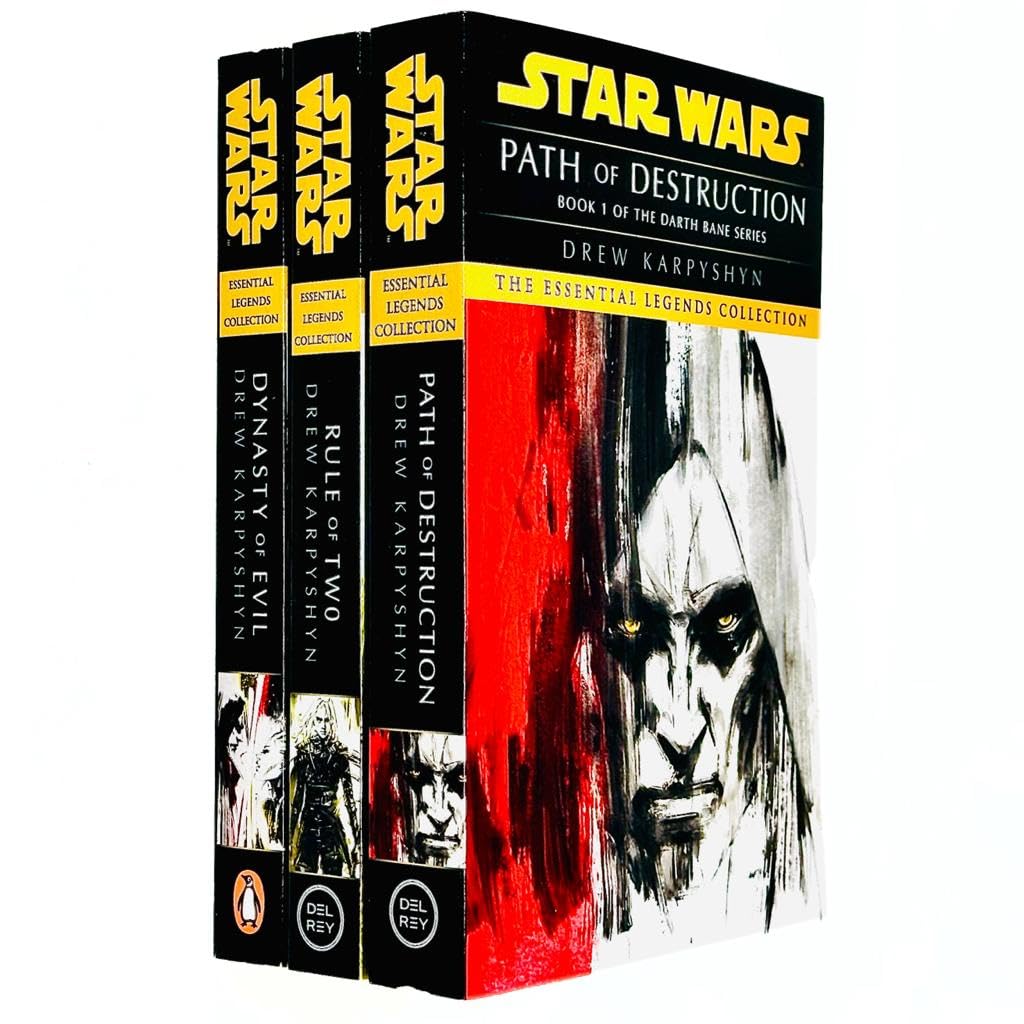 Star Wars: Essential Legends Collection Darth Bane Trilogy 3 Book Set - Epic Space Opera, Must-Have Sci-Fi Books, Legendary Sith Saga,Iconic Adventure