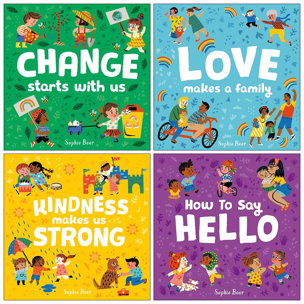 My First Behaviour and Manners Library – 4 Book Children's Collection by Sophie Beer| Kindness, Family Values, Social Skills & Early Learning for Kids