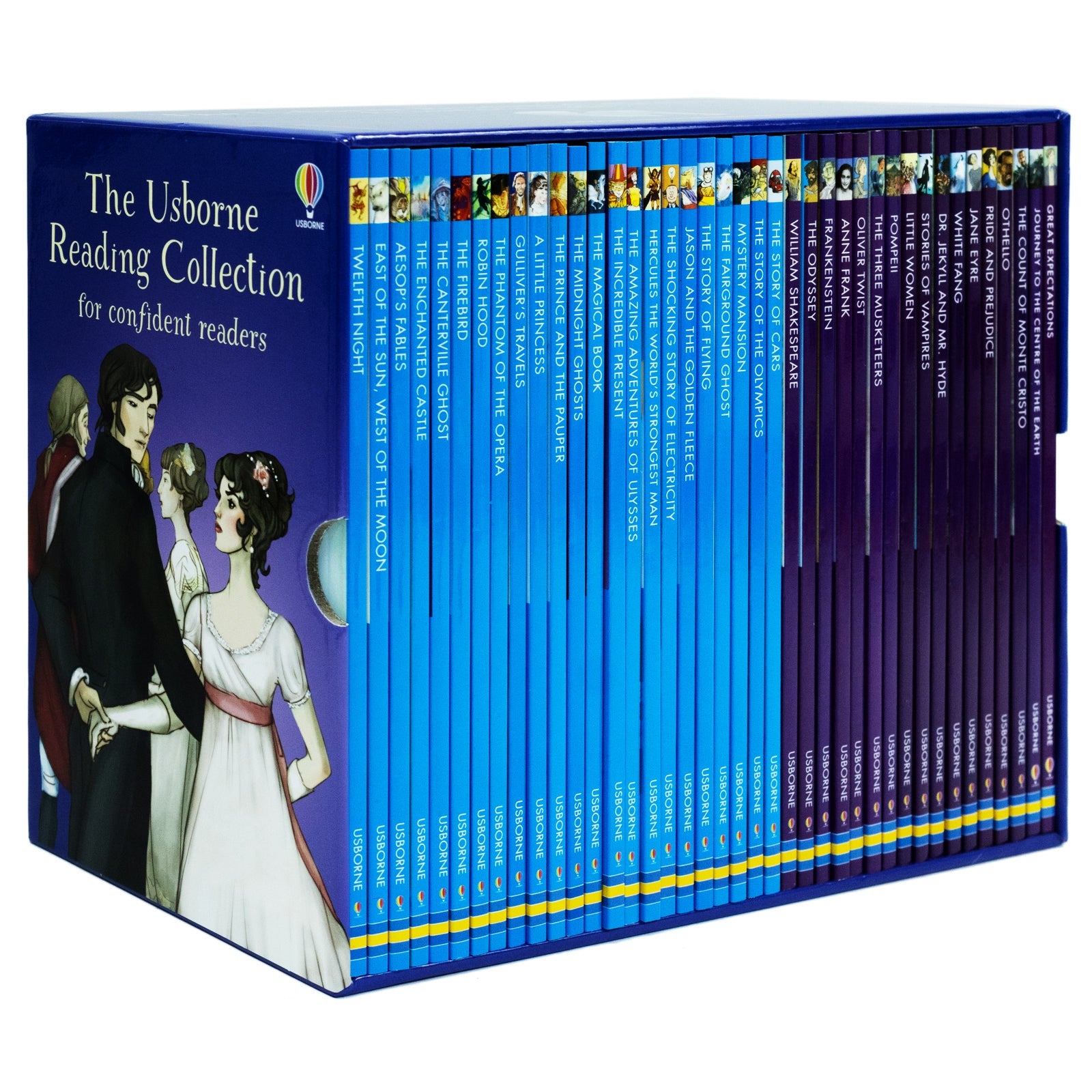Usborne Confident Readers Reading Library 40 books (Purple) Box Set