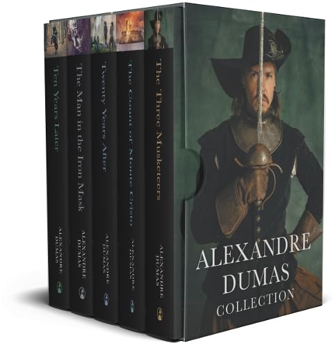 Alexandre Dumas 5 Book Collection – The Three Musketeers, Ten Years Later & More – Classic Adventure, Historical Fiction & Timeless Novels