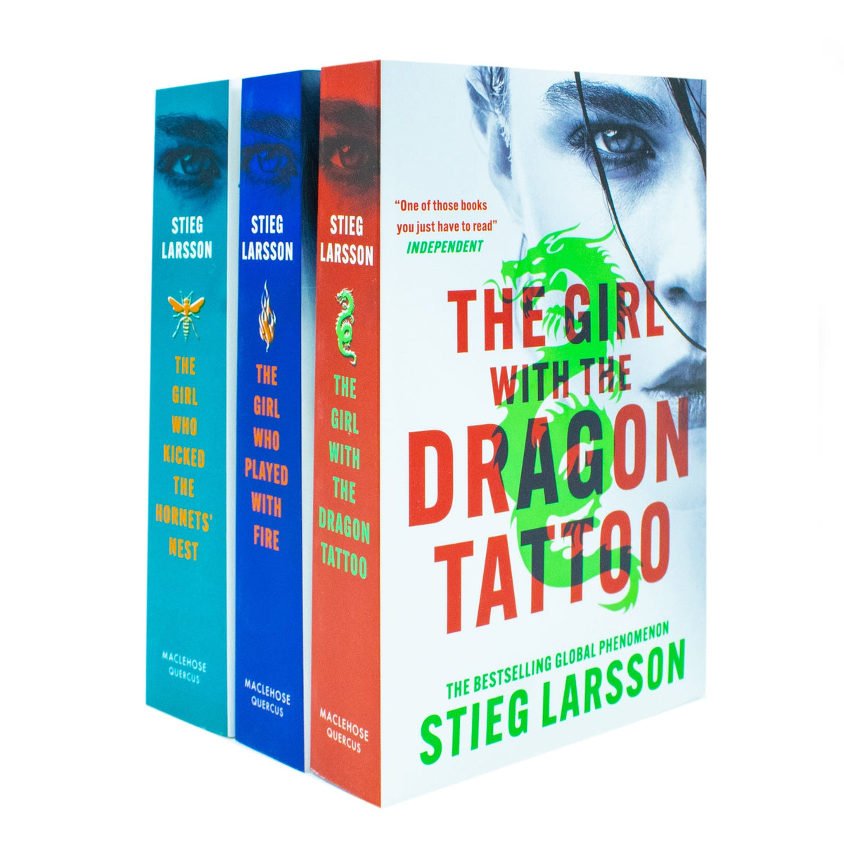 The Millennium Trilogy 3-Book Set by Stieg Larsson – The Girl with the Dragon Tattoo & More | Mystery Thriller Fiction Series, Bestseller Collection