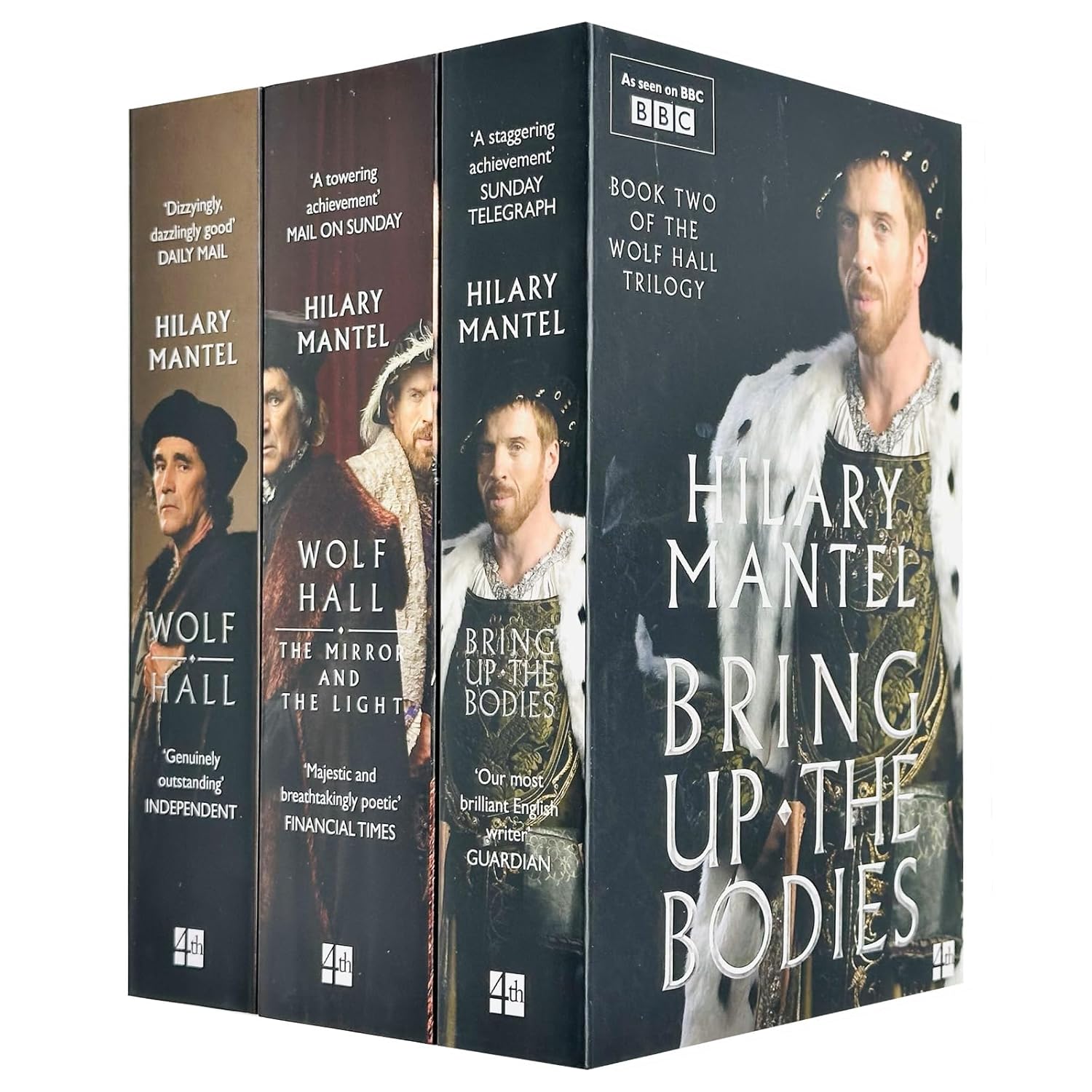 Hilary Mantel The Wolf Hall Trilogy 3 Books Collection Set (Wolf Hall, Bring up the Bodies..)