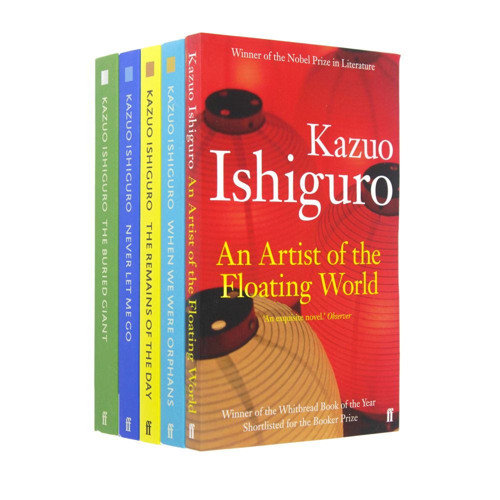 Kazuo Ishiguro Collection 5 Books Collection Set (An Artist of the Floating World, When We Were Orphans, The Remains of the Day & More)