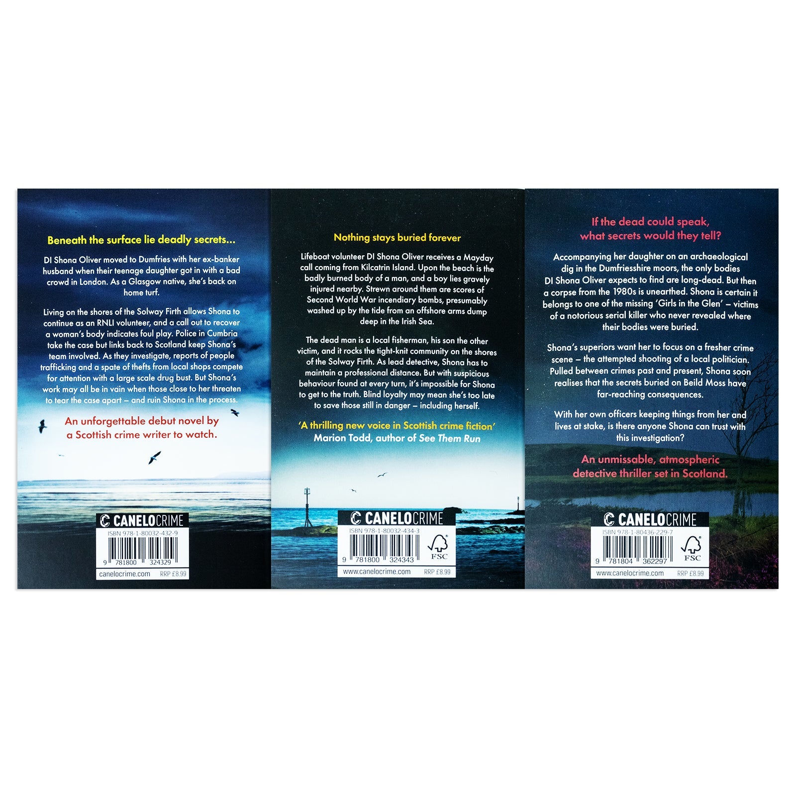 Detective Shona Oliver Series Collection 3 Books Set By Lynne Mcewan (In Dark Water,Dead Man Deep,Girls In The Glen)