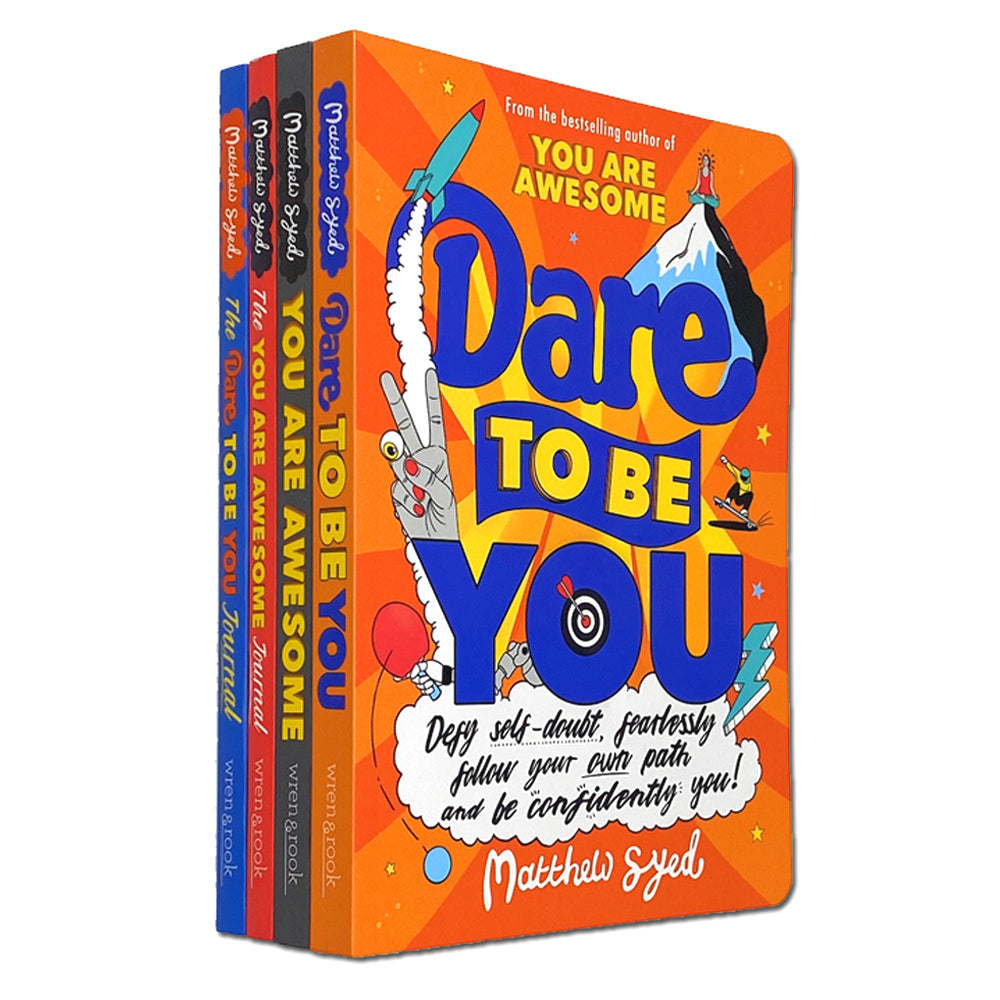 Matthew Syed 4 Books Set Collection Dare to Be You, You Are Awesome, The You Are Awesome
