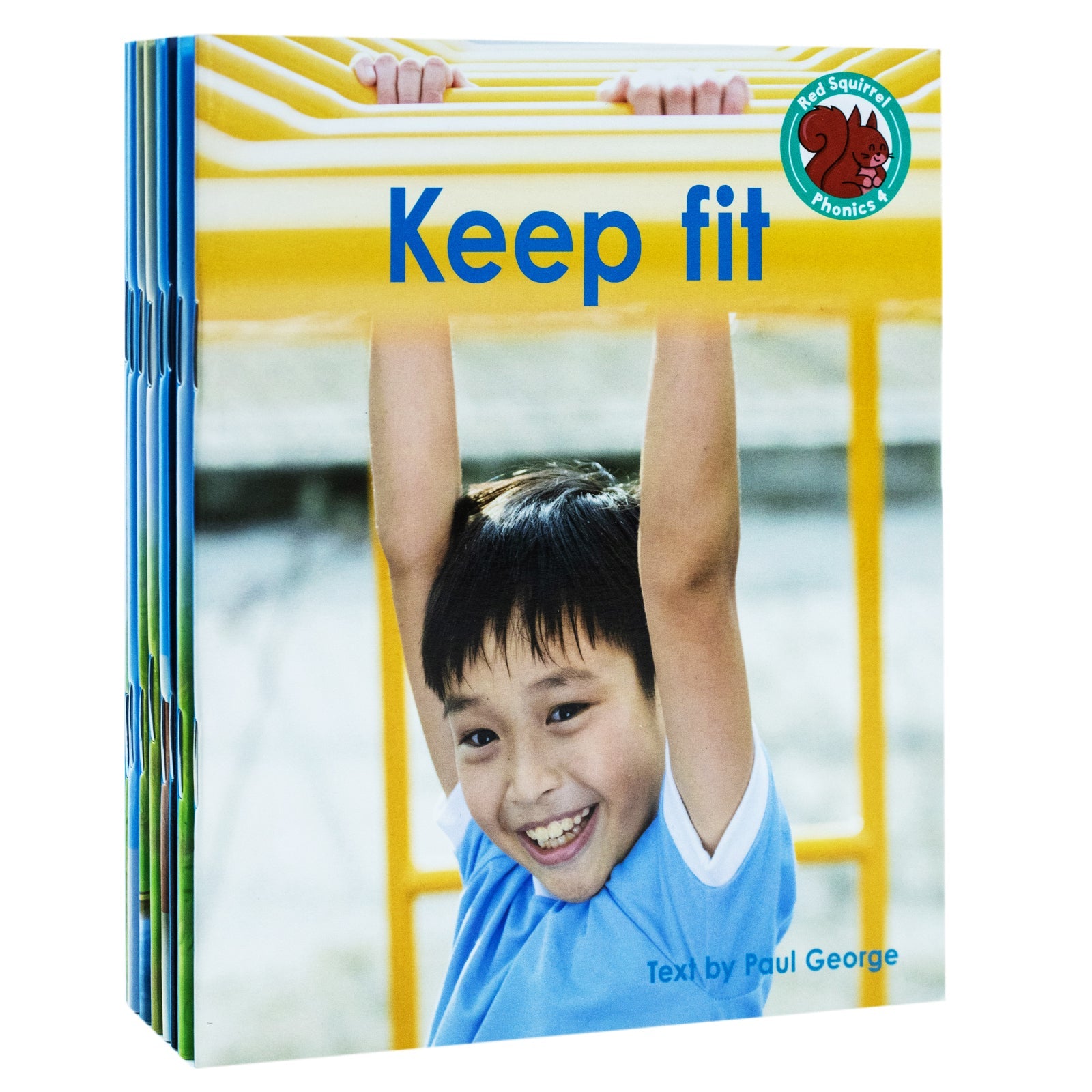 Red Squirrel Phonics Level 4- Set 2 Collection 8 Books Set(Gus and tex,A bang and a thud, Nat's shop, Keep fit, The pink thing, Fizz the pup, Set sail, A job for Thog)