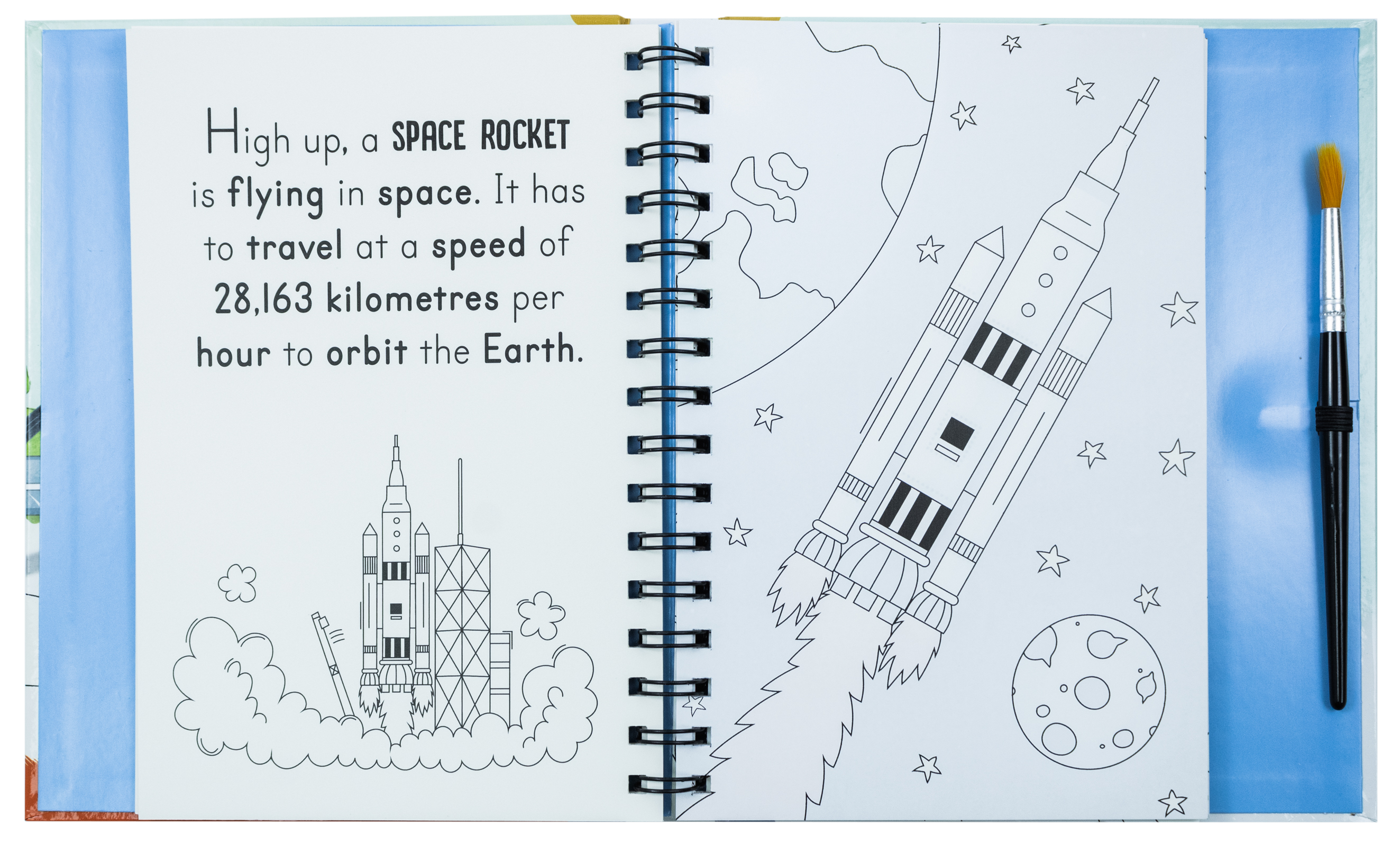 Magic Water Colouring Activity Collection 3 Book Set By Jenny Copper( Wheel & Steel Machines, Farm, Dinosaurs)